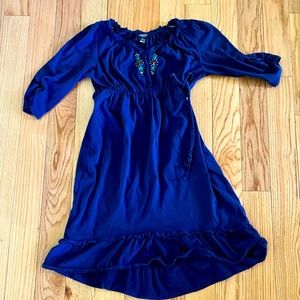 Dark blue short dress